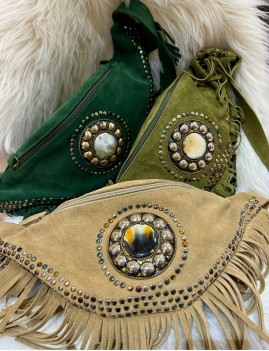 Banane à franges en cuir - Boutique L'aNana(s)