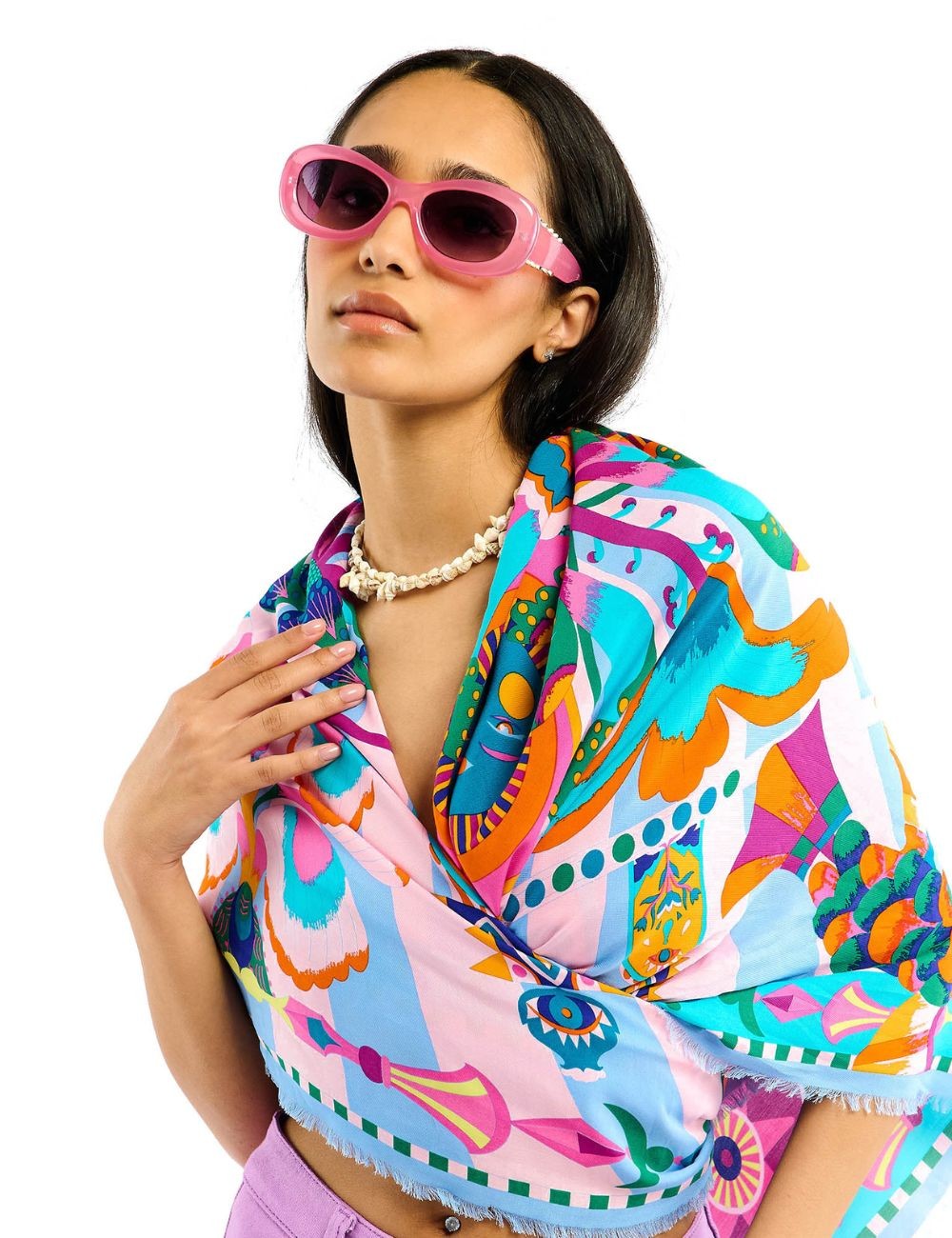 Foulard Big ENCHANTERES Wild - Boutique L'aNana(s)