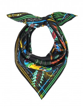 Foulard Wild noir - Boutique L'aNana(s)
