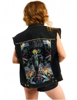 Veste en jean WILD - Boutique L'aNana(s)