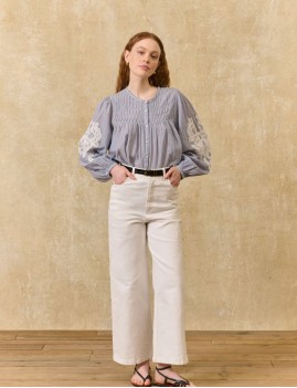 Chemise brodée JALLY - Boutique L'aNana(s)