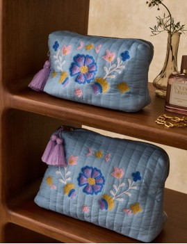 Trousse brodée Louise Misha - Boutique L'aNana(s)