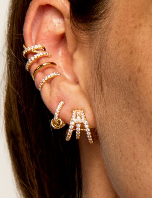 Inateannal Boucles D'Oreilles Boho Carrées Creuses Pendantes - Style Géométrique Minimaliste Or