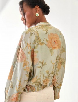 Haut fleuri NEKANE - Boutique L'aNana(s)