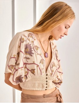 Haut crop-top NEKANE - Boutique L'aNana(s)