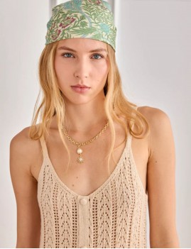 Foulard fleuri NEKANE - Boutique L'aNana(s)