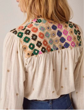 Blouse brodée Maison Hotel - Boutique L'aNana(s)