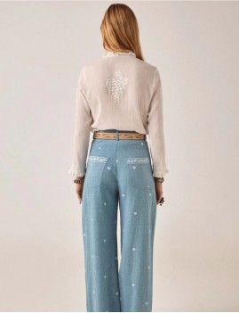 Blouse brodée Maison Hotel - Boutique L'aNana(s)