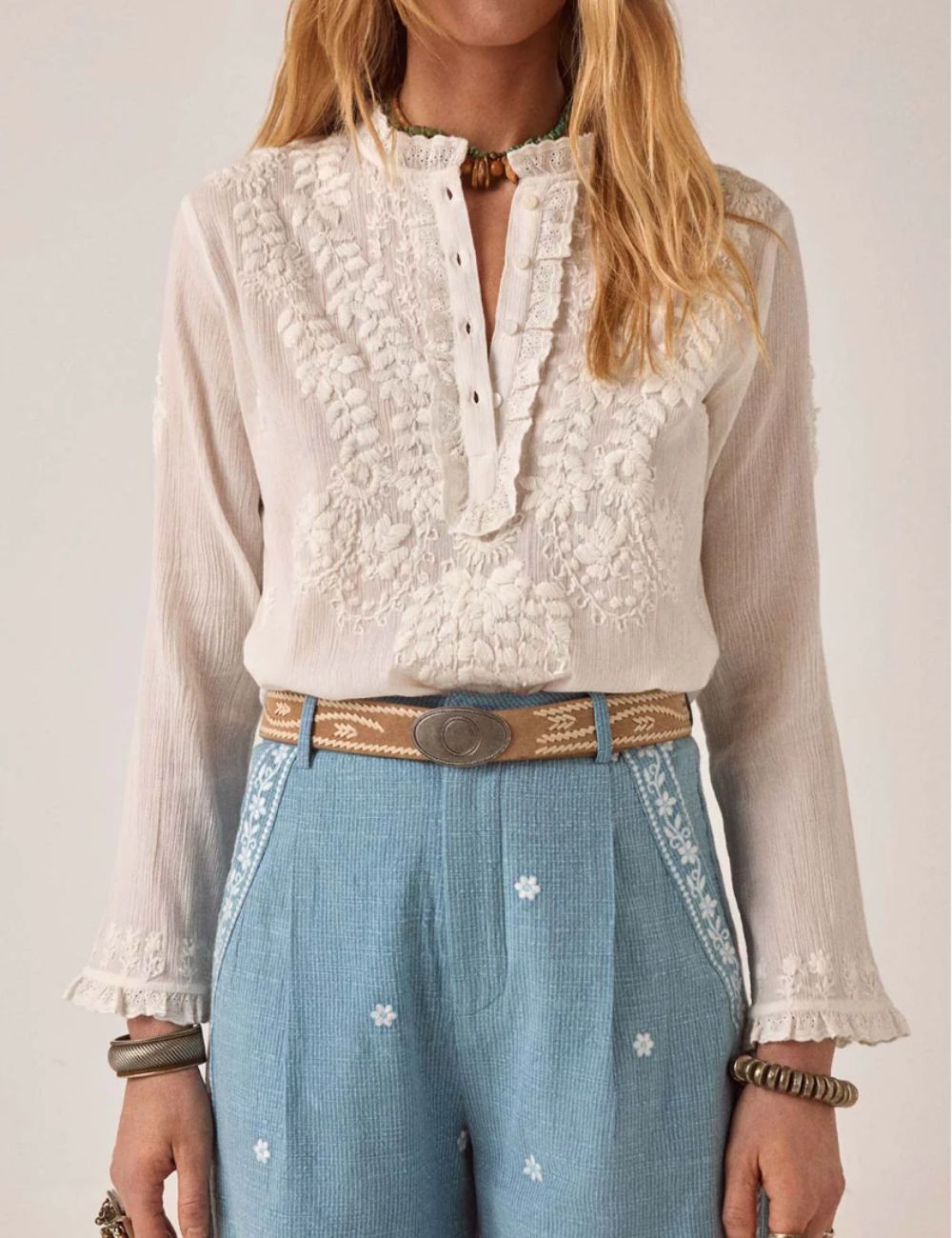 Blouse coton Gabriela Maison Hotel - Boutique L'aNana(s)