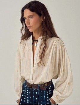 Blouse brodée femme Maison Hotel - Boutique L'aNana(s)