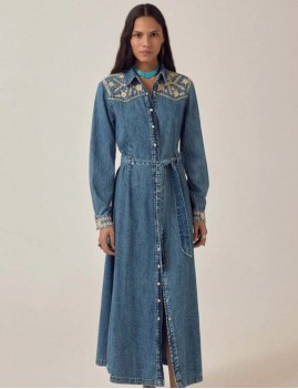 Robe longue AMELIA Maison Hotel - Boutique L'aNana(s)