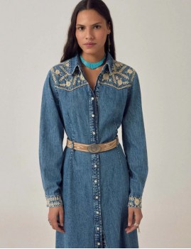 Robe longue brodée Maison Hotel - Boutique L'aNana(s)