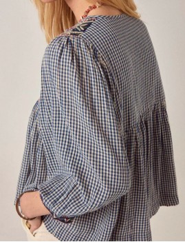 Blouse brodée femme Maison Hotel - Boutique L'aNana(s)