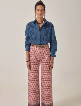 Chemise brodée STELLA - Boutique L'aNana(s)