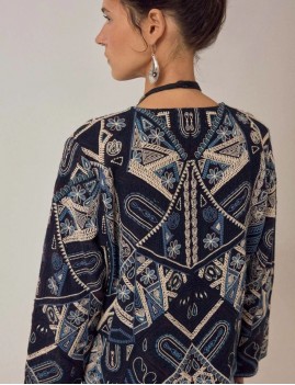 Veste brodée PATI - Boutique L'aNana(s)