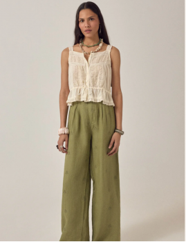 Pantalon en lin Maison Hotel - Boutique L'aNana(s)