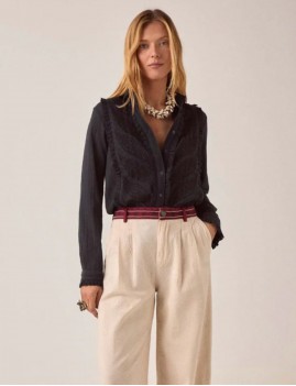 Chemise noir JAVIERA - Boutique L'aNana(s)