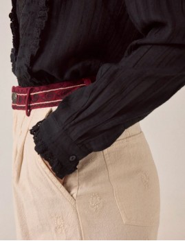 Chemise noir Maison Hotel - Boutique L'aNana(s)