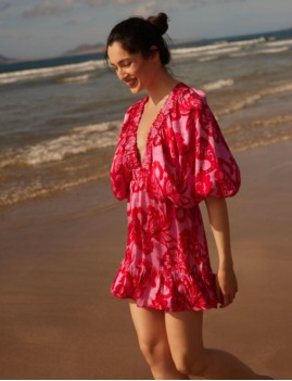 Robe bohème à fleurs Sundress - Robe mariage Sundress