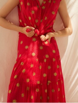 Chemise sans manches Sundress - Chemise à motifs