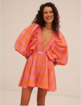 Combishort vichy femme Sundress - Combishort femme