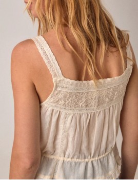 Debardeur brodé femme Maison Hotel - Boutique L'aNana(s)