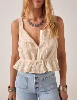 Top brodé femme Maison Hotel - Boutique L'aNana(s)
