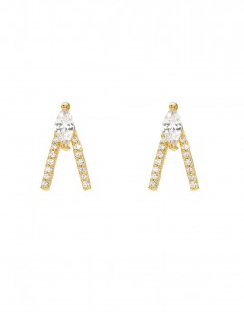 Boucles d'oreilles fines MYABAY - Boutique L'aNana(s)
