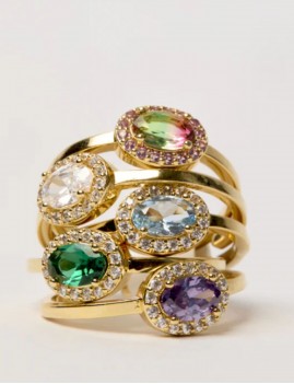 Bague dorée MYABAY- Boutique L'aNana(s)