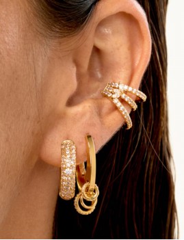 Boucles d'oreilles CHAMPAGNE - Boutique L'aNana(s)