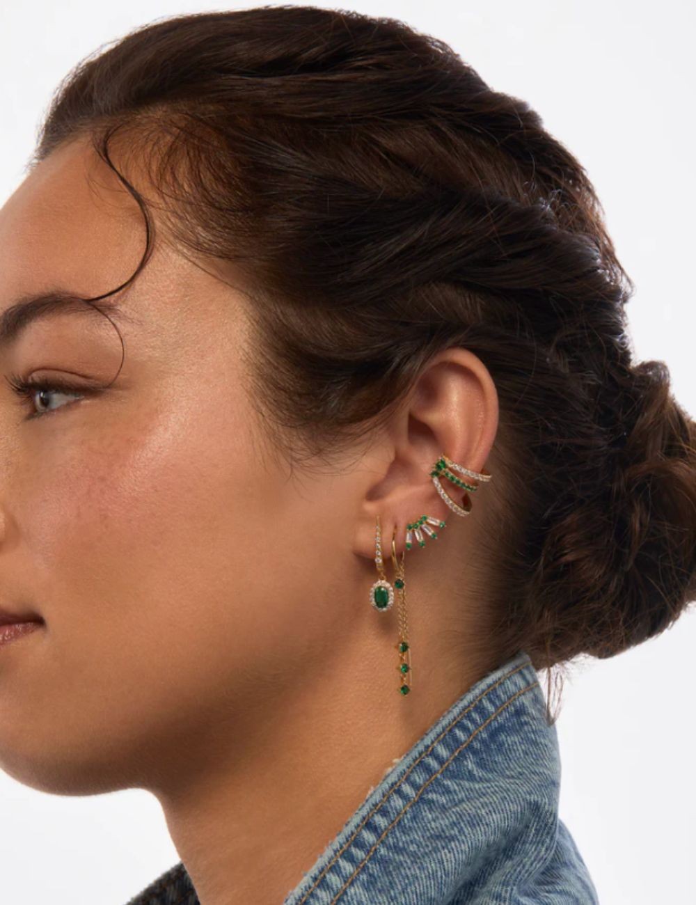 Boucles d'oreilles GREEN DYNASTY - Boutique L'aNana(s)