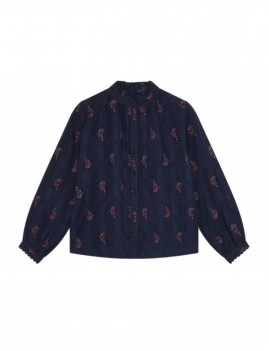 Blouse à motifs brodé Sabine Maison Hotel - Boutique L'aNana(s)