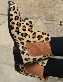 Boots léopard - Boutique l'ananas