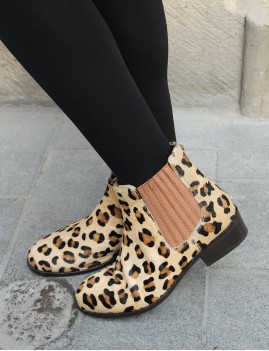 Boots léopard hippie - Boutique l'ananas