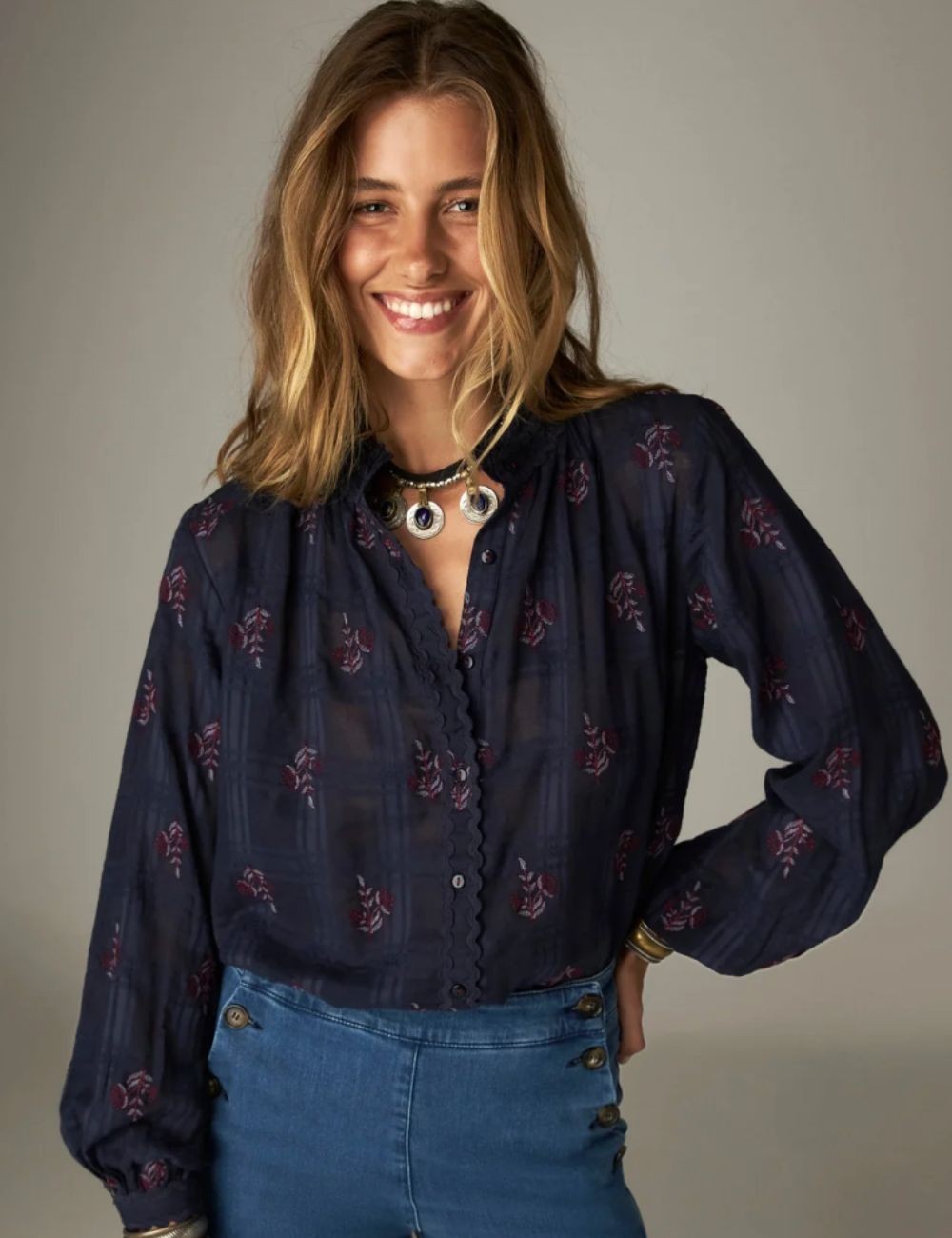 Blouse en coton MAISON HOTEL - Boutique L'aNana(s)