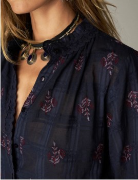 Blouse brodée femme MAISON HOTEL - Boutique L'aNana(s)