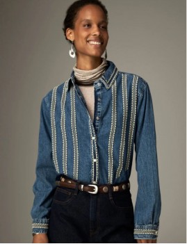 Chemise en jean femme MAISON HOTEL - Boutique L'aNana(s)