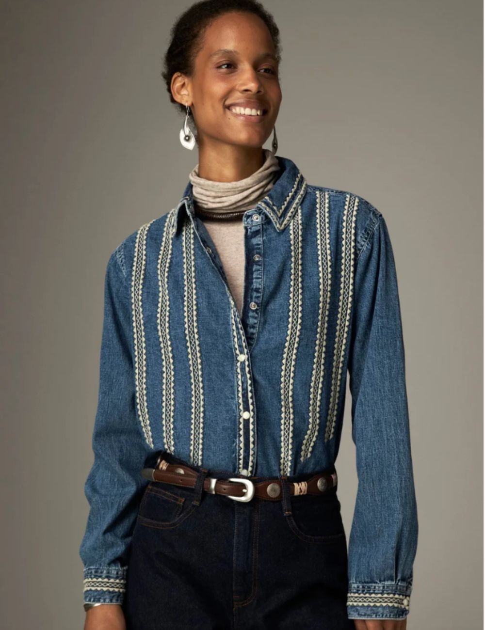 Chemise en jean femme MAISON HOTEL - Boutique L'aNana(s)