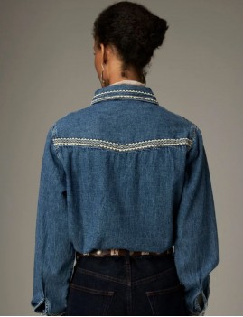 Chemise brodée MAISON HOTEL - Boutique L'aNana(s)