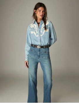 Chemise brodée femme MAISON HOTEL - Boutique L'aNana(s)