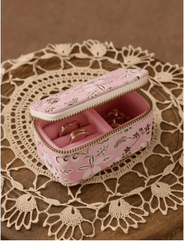 Boîte à bijoux rose SOUMAYA LOUISE MISHA - Boutique L’anana(s)