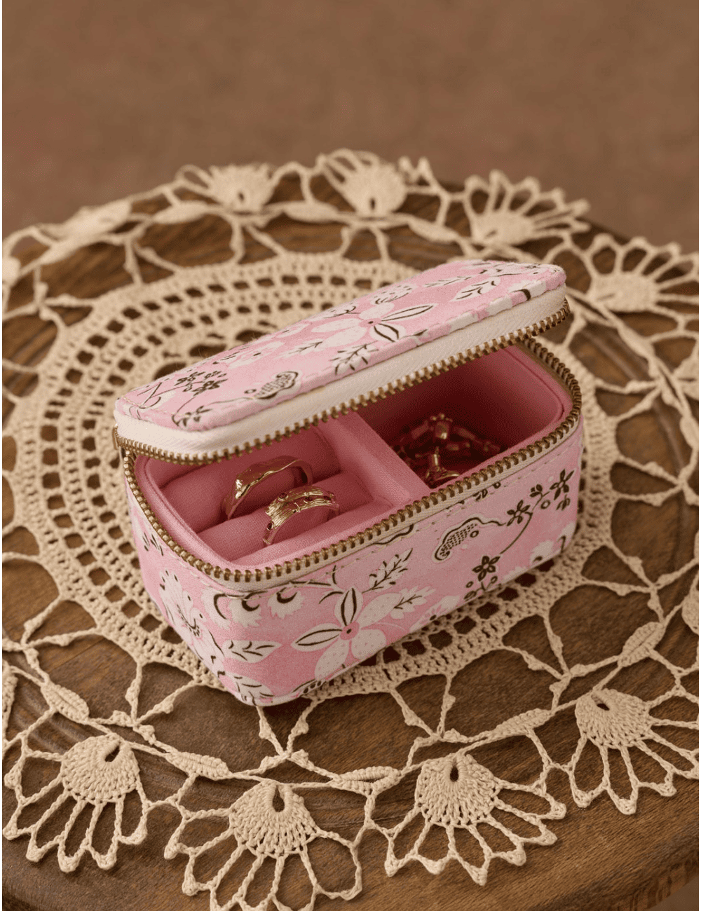 Boîte à bijoux rose SOUMAYA LOUISE MISHA - Boutique L’anana(s)
