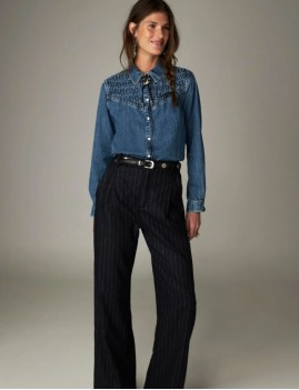 Pantalon rayé MAISON HOTEL - Boutique L'aNana(s)