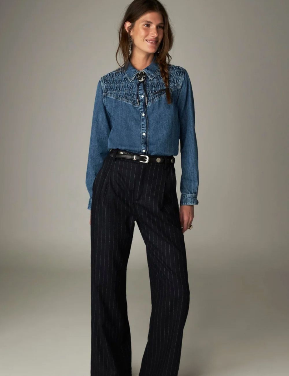 Pantalon rayé MAISON HOTEL - Boutique L'aNana(s)