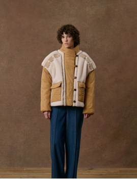 Manteau sable BEATINE LOUISE MISHA  - Boutique L’anana(s)