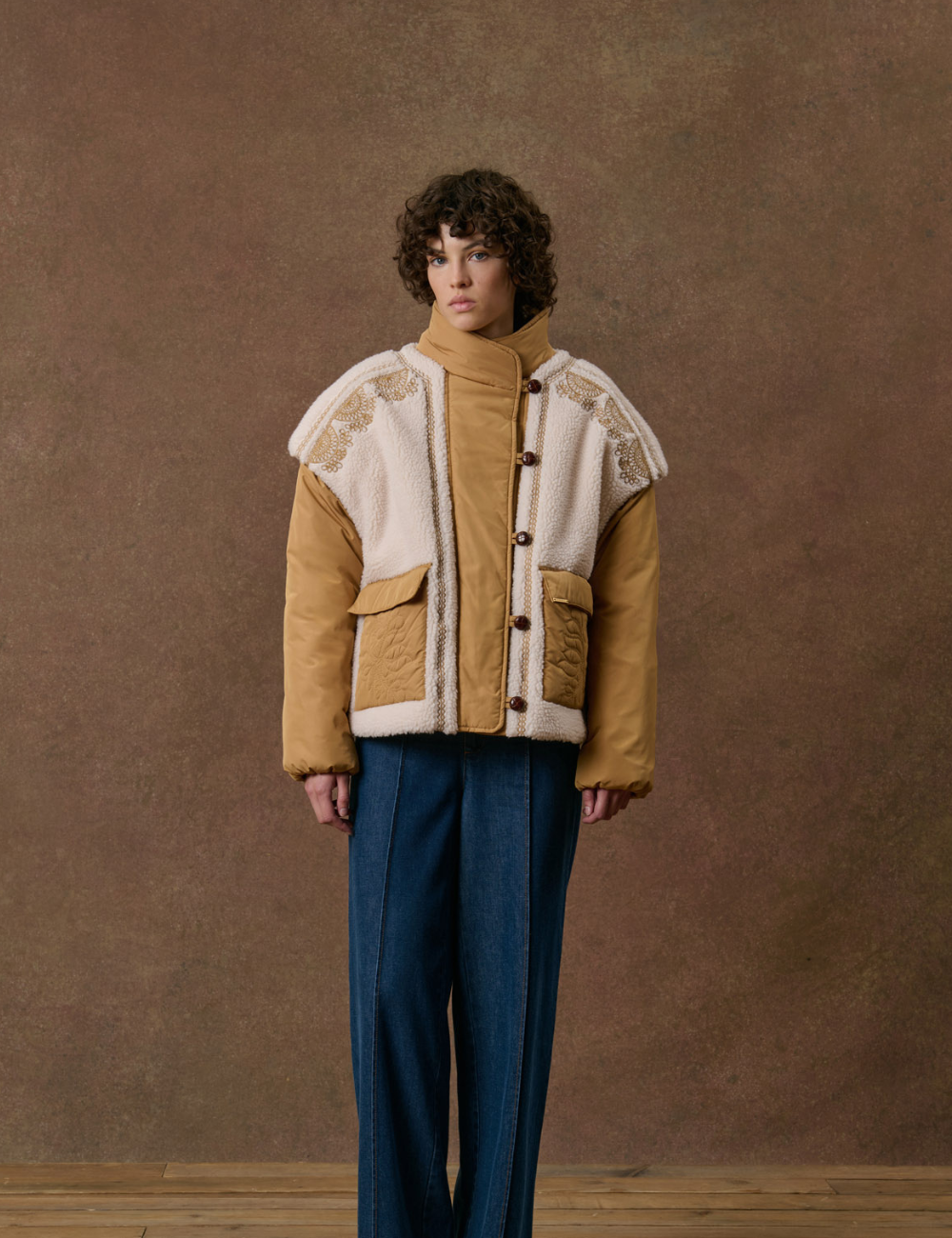 Manteau sable BEATINE LOUISE MISHA  - Boutique L’anana(s)