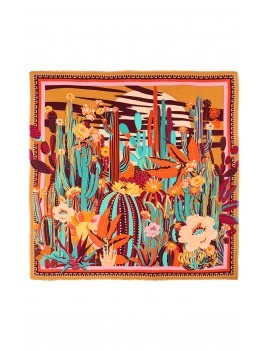 Foulard bohème CACTUS WILD -  Boutique L’anana(s)