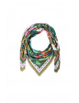 Big foulard femme motifs WILD -  Boutique L’anana(s)