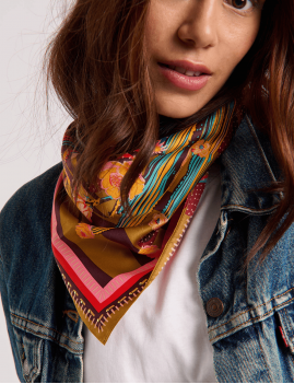 Mini foulard motifs CACTUS WILD -  Boutique L’anana(s)