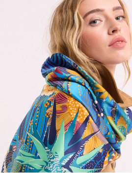 Foulard à motifs  CACTUS WILD   -  Boutique L’anana(s)